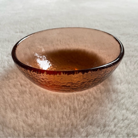 Fire & Light | Copper 6” Glass Soup Salad Bowl - Picture 2 of 8